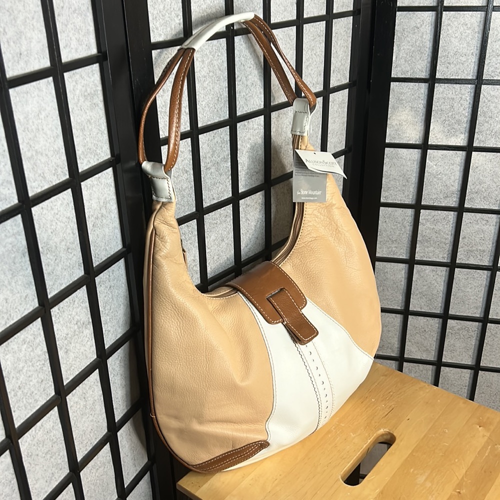 Vintage Leather Bag From the Allison Scott Collection for Stone Mountain NWT - Picture 14 of 15